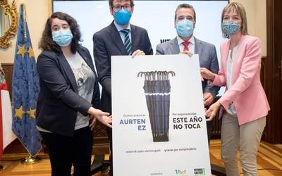 'Aurten ez': Gasteizko jaietan erantzukizuna bultzatzeko kanpaina