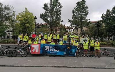 Aiaraldea, Sareren "Izan bidea" bizikleta ekimenaren lekuko
