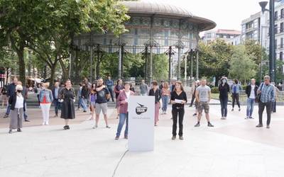 Manifestazioa deitu dute Marixol Iparragirreri ezarritako zigorra salatzeko