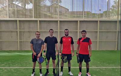 Egaña eta Santiagok irabazi dute Mendaroko padel txapelketako final handia