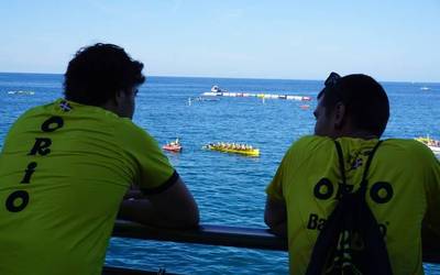 Hondarribiak eraman du gizonezkoetan Lekeitioko bandera