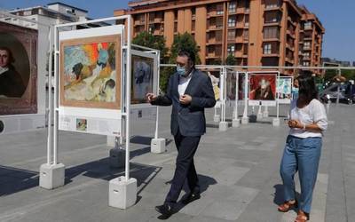 Bilboko Arte Ederren Museoko pintura-altxorrak gerturatu dituzte Getxora