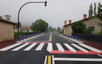 Azazetako zeharbidean trafikoa baretzeko obrak amaitu dira