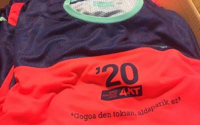 Arando: "Kamiseten diru guztia Urduñako elikagai bankuarentzat izango da"