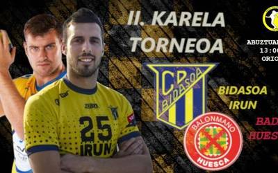 Bidasoa Irun eta Bada Huesca lehiatuko dira II. Karela Torneoan