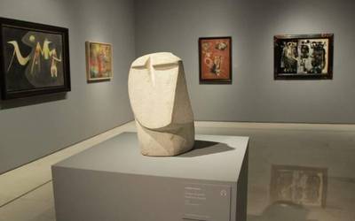 Oteizaren 'Apostolu burua' Thyssen Museoan