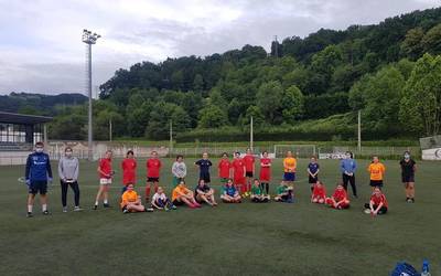 Infantil mailako nesken taldea osatuko da Bergara eta Antzuolako kluben hitzarmenari esker