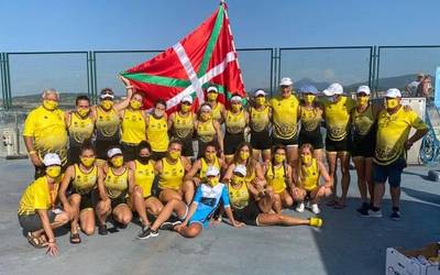 Hondarribin irabazita, liga ia eskuetan du Oriok