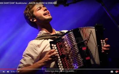 Bideoa: Julen Alonsoren Sutan Dantzan ikuskizunaren laburpena