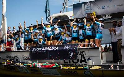 Euskotren liga eta Zarauzko Ikurrina, etxera