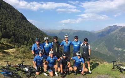 Erreka Kirol Elkarteko txirrindulariak Pirinioetan izan dira