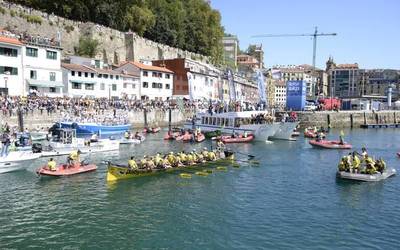 Bi egunetan jokatuko da Donostiako Estropadako sailkapen proba