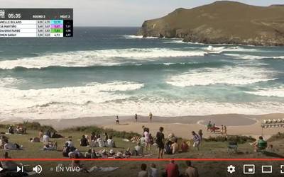 Gonzalez Etxabarri ahizpak Abanca Pantineko surf txapelketan ari dira parte hartzen