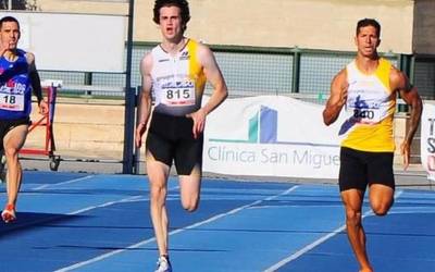 Unax Lekanda 3. sailkatu da Euskadiko Atletismo Txapelketan, 100 metroko diziplinan