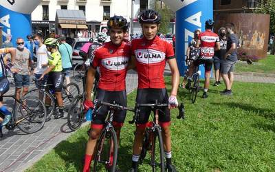 Unai Cueva eta Aimar Erostarbe Gipuzkoako Klasikan, Euskadiko selekzioarekin