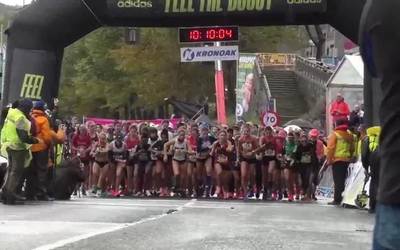 Bailarako korrikalariek penaz hartu dute Behobia-Donostia bertan behera geratu izana