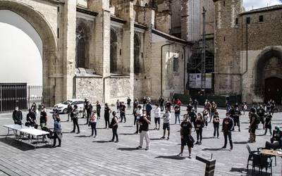 'Ostalaritza bizirik' lelopean, manifestazio nazionala deitu dute Gasteizen
