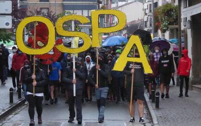 Ospa: "Errepresioaren kontra antolatzeko eta borrokatzeko deia egiten dugu"
