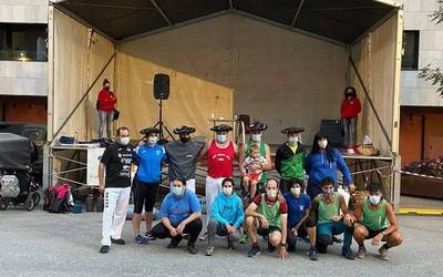 Guillermo Lopez eta Aritz Iturribarria, Arabako txapeldunak herri kiroletan