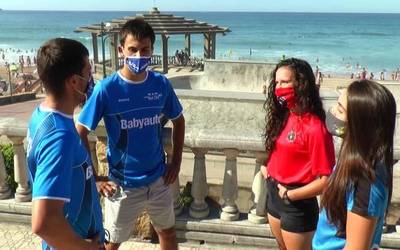 Bideoa: Portularrume anai-arrebek Kontxako estropada hizpide