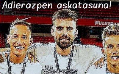 Unai Etxebarria futbolariari elkartasuna adierazi dio Getxoko Udalak
