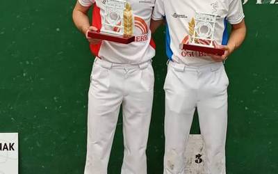 Antton Apezetxea pilotari goizuetarra Antiguon txapeldun