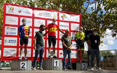 Luziano Mitxelena txirrindulari lesakarra bertze behin Espainiako txapeldun izan da