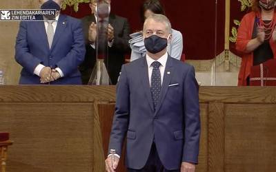 Iñigo Urkulluk zin egin du lehendakari gisa, hirugarrenez