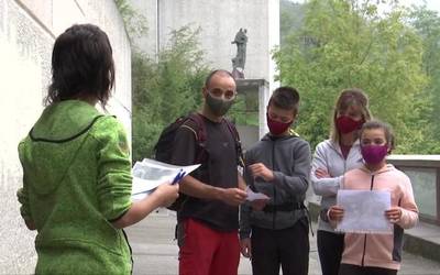 Ibilbide irisgarrian gordetako pisten bila