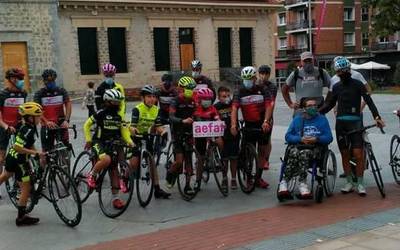 Iñaki Llanok 15 ordu behar izan zituen elkartasun erronka betetzeko larunbatean