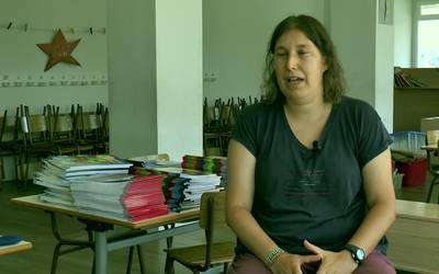 Maite Pardina Zarauzko La Salle eskolako zuzendariari elkarrizketa