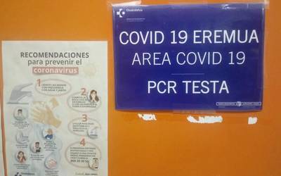 COVID-19aren 4 positibo gehiago erregistratu ziren atzo Aiaraldean, Laudion eta Urduñan