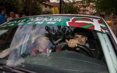 Auto-gidari elgetarrak, bihar, Aramaioko rallysprintean