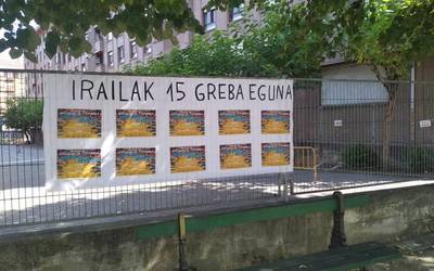 Gaurko greba babestu dute Berton Bertokoak, Atxondoko guraso elkarteak eta Ikasle Abertzaleak antolakundeak