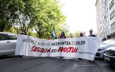 5.000 lagun Gasteizen, eskolarako itzulera "seguru eta adostu" baten alde