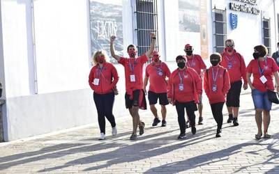 Irudietan: Zumaiarrak Donostian, Kontxako 13. Banderan