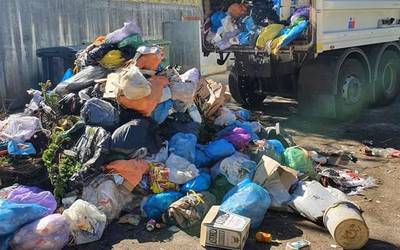 Zaborraren birziklatze sistema ikertzen ari dira Okondon
