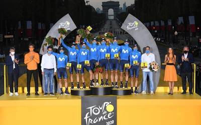 Erbitiren eta Arrietaren Movistar Team, Tourreko talderik onena