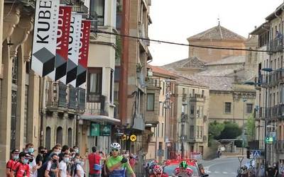 Unai Aznar, Igor Arrieta eta Unax Trevejo Tafallako podiumean