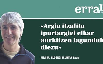 Ipurtargiak itzaltzen ari dira