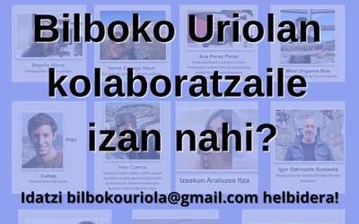 Bilboko Uriolan kolaboratzaile bila gabiltza!