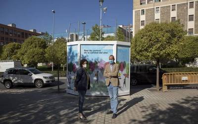 Airearen kalitatea kontrolatzeko estazio batek trafiko isurpenak atzematen lagunduko du