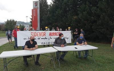 Sidenorrek eta sindikatuek ez dute akordiorik lortu aldi baterako lan erregulazio txostenaren negoziazioan