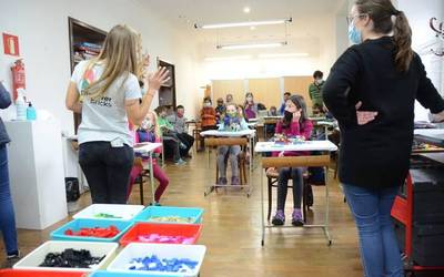 Lego tailerra egin dute Elizondon