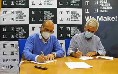 “Ekimen bateratuak bultzatzeko” hitzarmena sinatu dute Debabarreneko BPTDk eta Debagoieneko Enpresarek