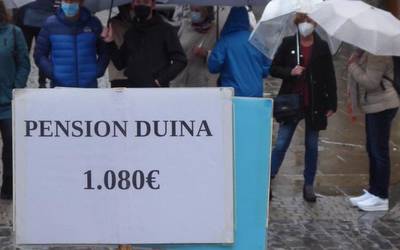Pentsio duinen aldeko aldarrikapenak ez du etenik