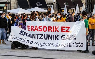 Azken egunetan bi gizon atxilotu dituzte indarkeria matxistagatik Gasteizen