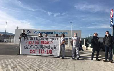 Bi orduko lanuztea eginen dute Volkswagenen ostiralean