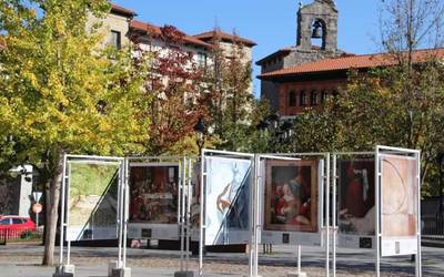 Bilboko Arte Ederreko hainbat obraren kopiak ikusgai Foru plazan
