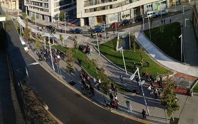 Bilboko Etxarri gaztetxea husten ari da Ertzaintza